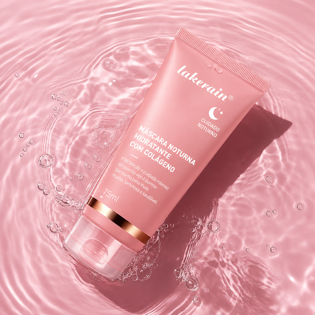 Máscara Noturna Hidratante com Colágeno Lakerain™ – 75ml