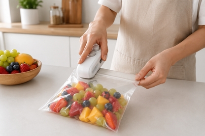 Mini Seladora Portátil para Sacos Plásticos – Conservação e Vedação de Alimentos