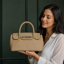 Bolsa Feminina Premium em Couro Sintético | Modelo Platina, Bolsa de Mão e Transversal com Design Elegante