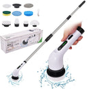 Multifunctional Electric Cleaning Brush Nine-in-one Bathroom Glass Length Adjustable Dual-use Brush Household Cleaning Artifact