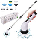 Multifunctional Electric Cleaning Brush Nine-in-one Bathroom Glass Length Adjustable Dual-use Brush Household Cleaning Artifact